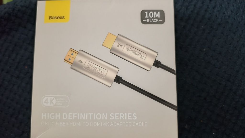 Kabel HDMI do HDMI Baseus High Definition 10m, 4K (czarny)

Producent: