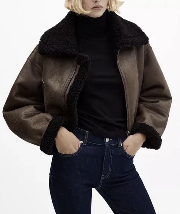 Дублянка mango коричнева