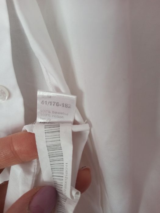 Biała koszula męska, Vistula, Slim, rozmiar M