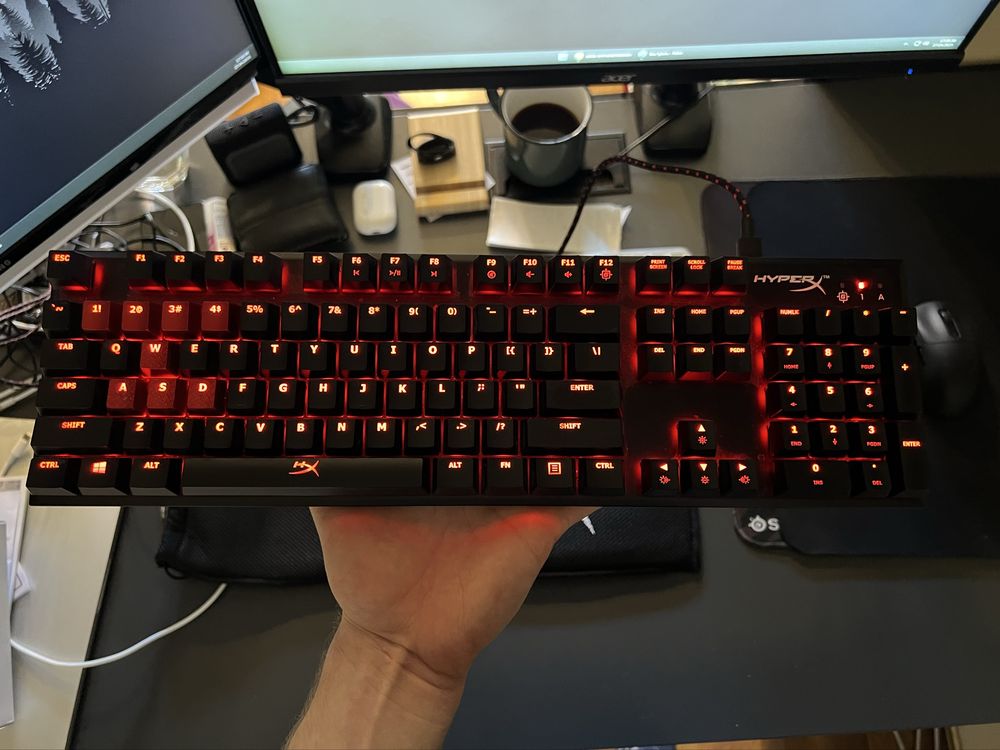 HyperX Alloy FPS Cherry MIX RED + pokrowiec
