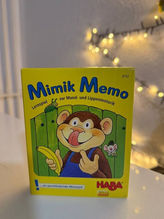 Логопедична гра haba Mimik memo