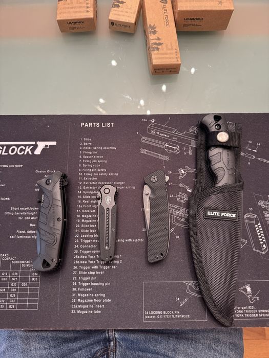 Facas/ navalhas Gerber e Elite Force