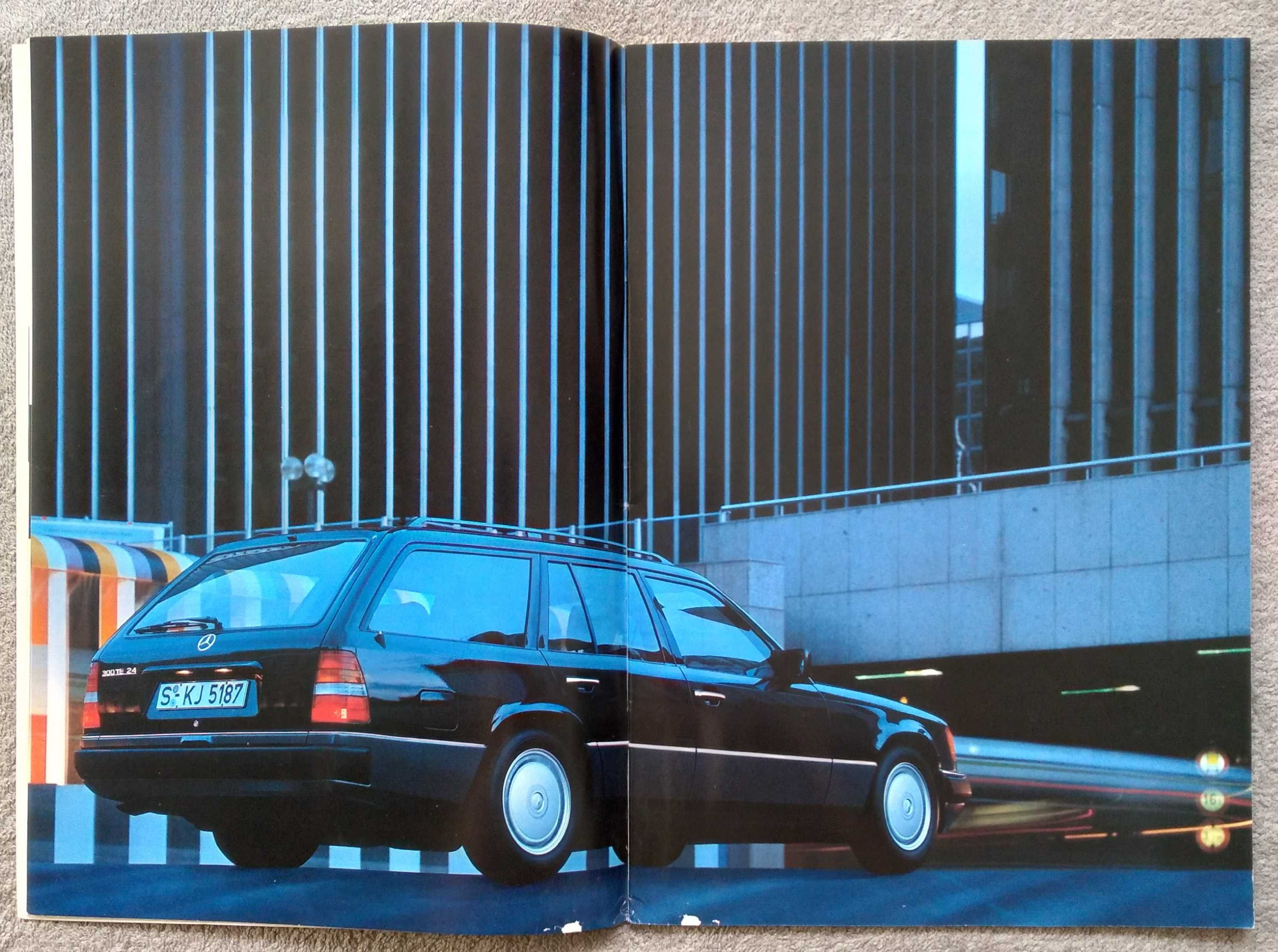 Prospekt Mercedes-Benz E klasa S124 rok 1990