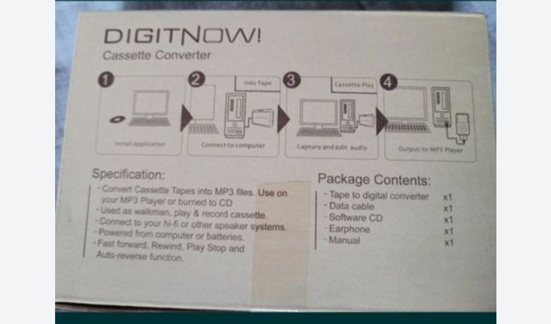 Nagrywarka kasetowa USB do konwertera MP3