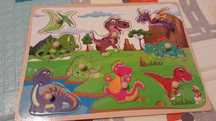 Układanka Puzzle dinozaury dla dzieci Stan Idealny