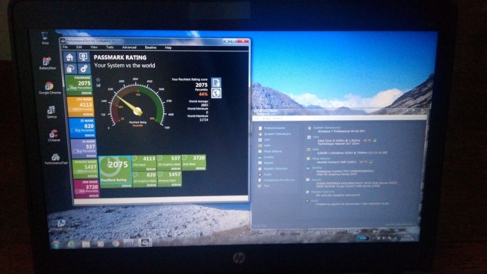 Laptop 14 HP EliteBook 840 G1 Intel i5 vPro 4x Win10 SSD slim alu