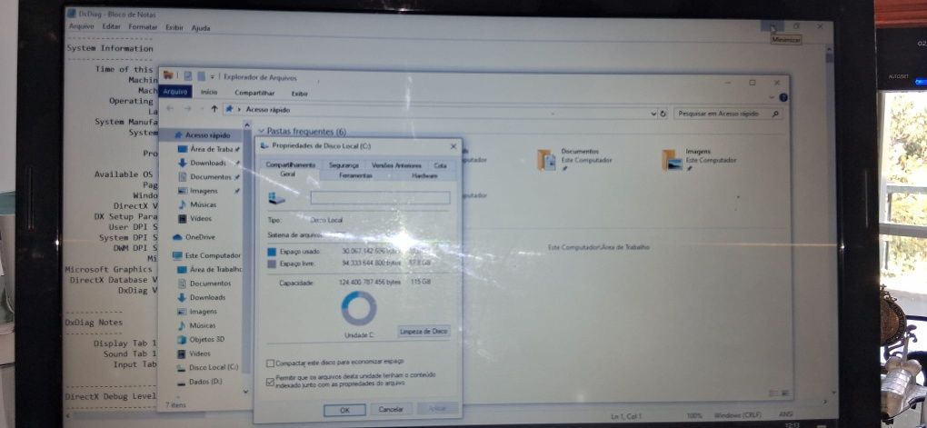 Computador portátil LENOVO. Perfeito funcionamento.