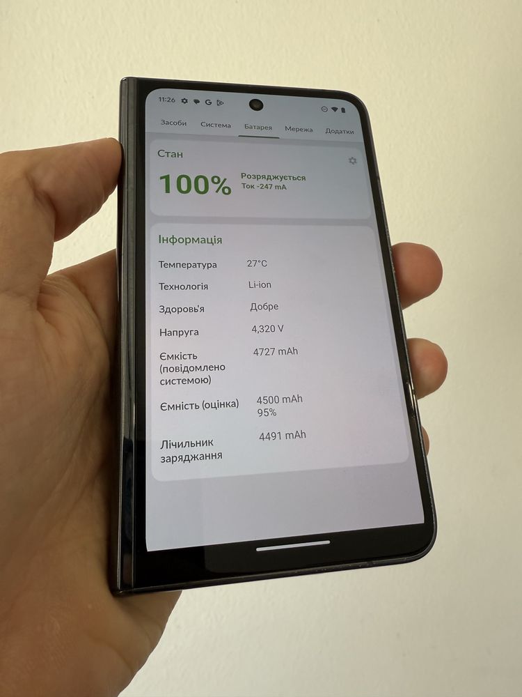 Google Pixel fold 256gb. Neverlock. Гарний стан