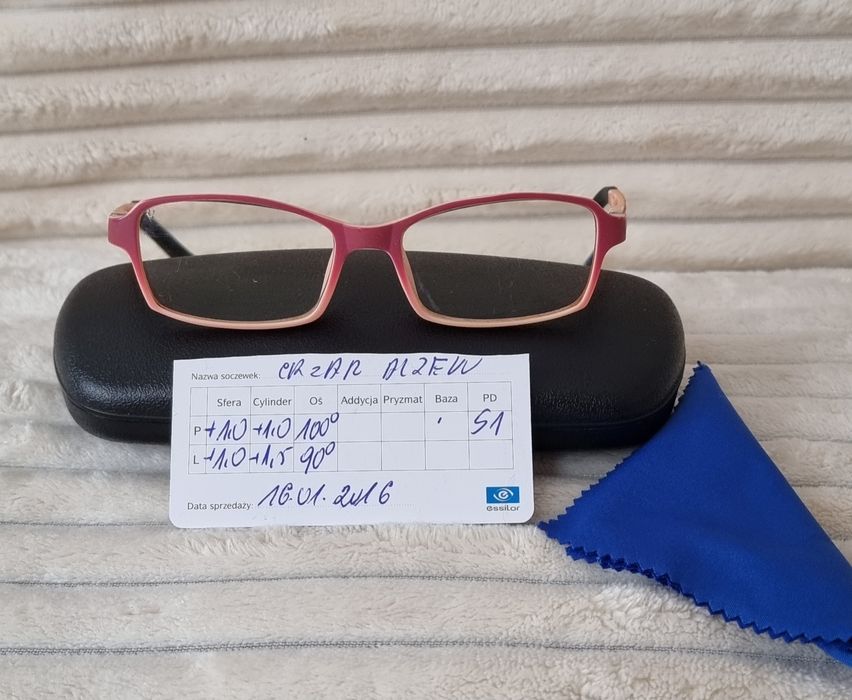 Okulary korekcyjne różowe dla dziewczynki 4 5 6 lat