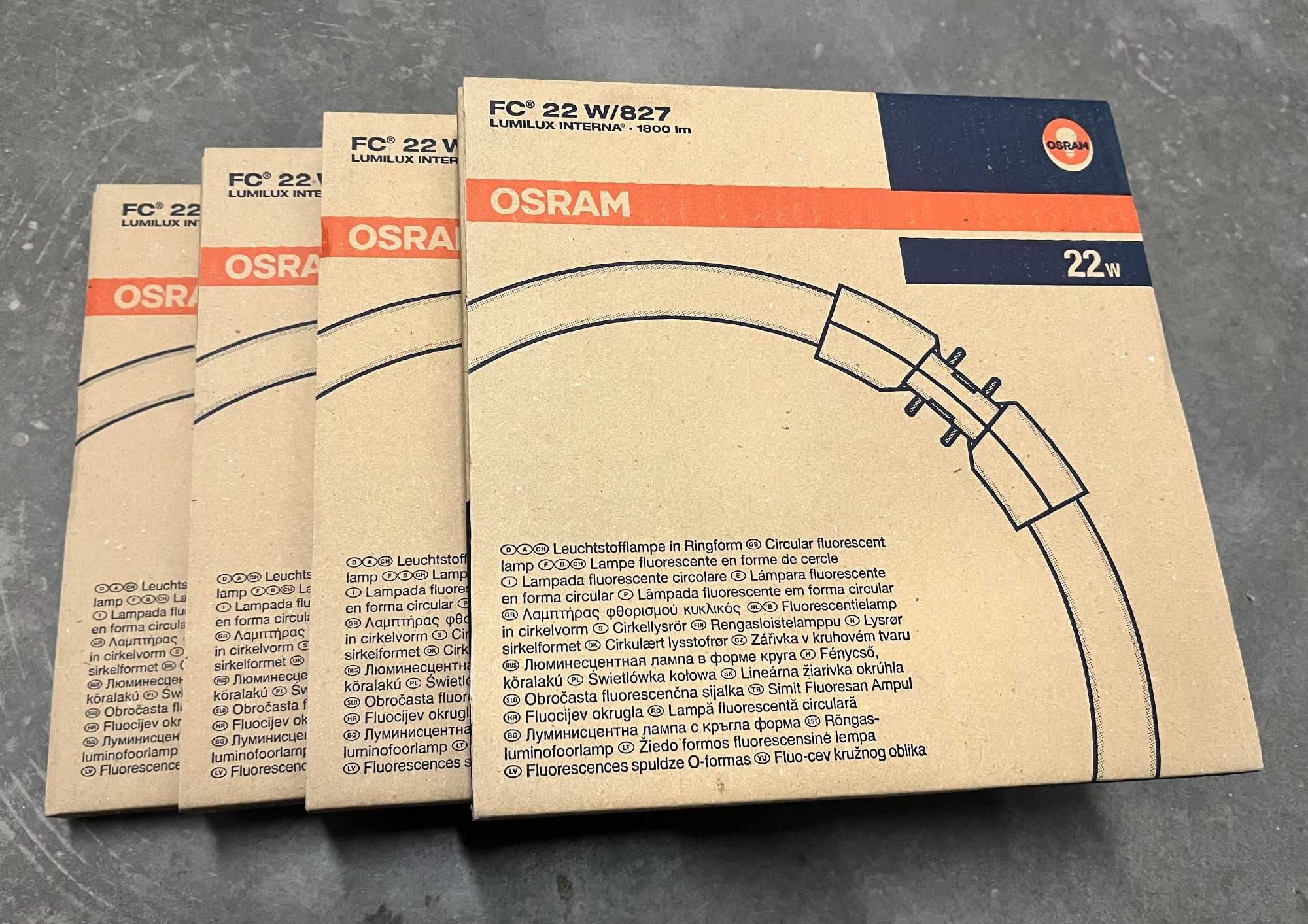 świetlówki Osram FC 22W/827 T5, 2GX13, 1800 lm, lumilux interna, G5