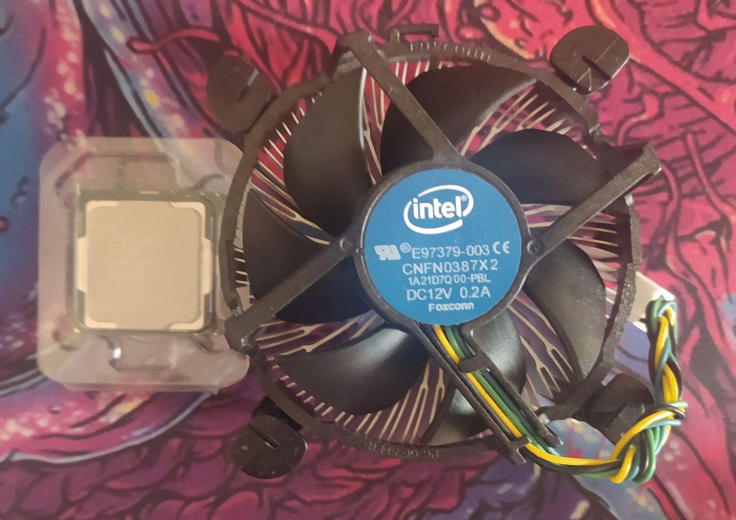 Процесор intel core i3-9100F з вентилятором охолодження