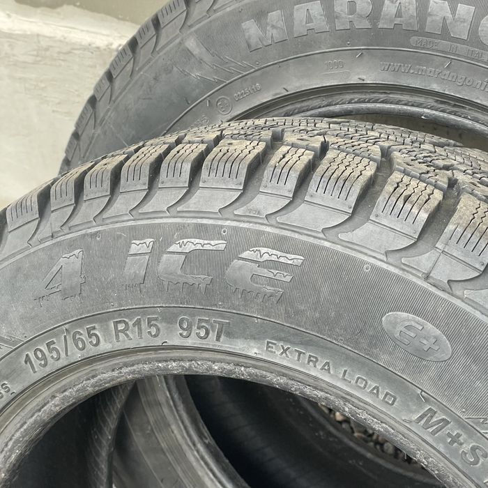 195 65 R15 95T 4 ice e+ XL посилені M+S 7,5mm MARAGONI made in Italy