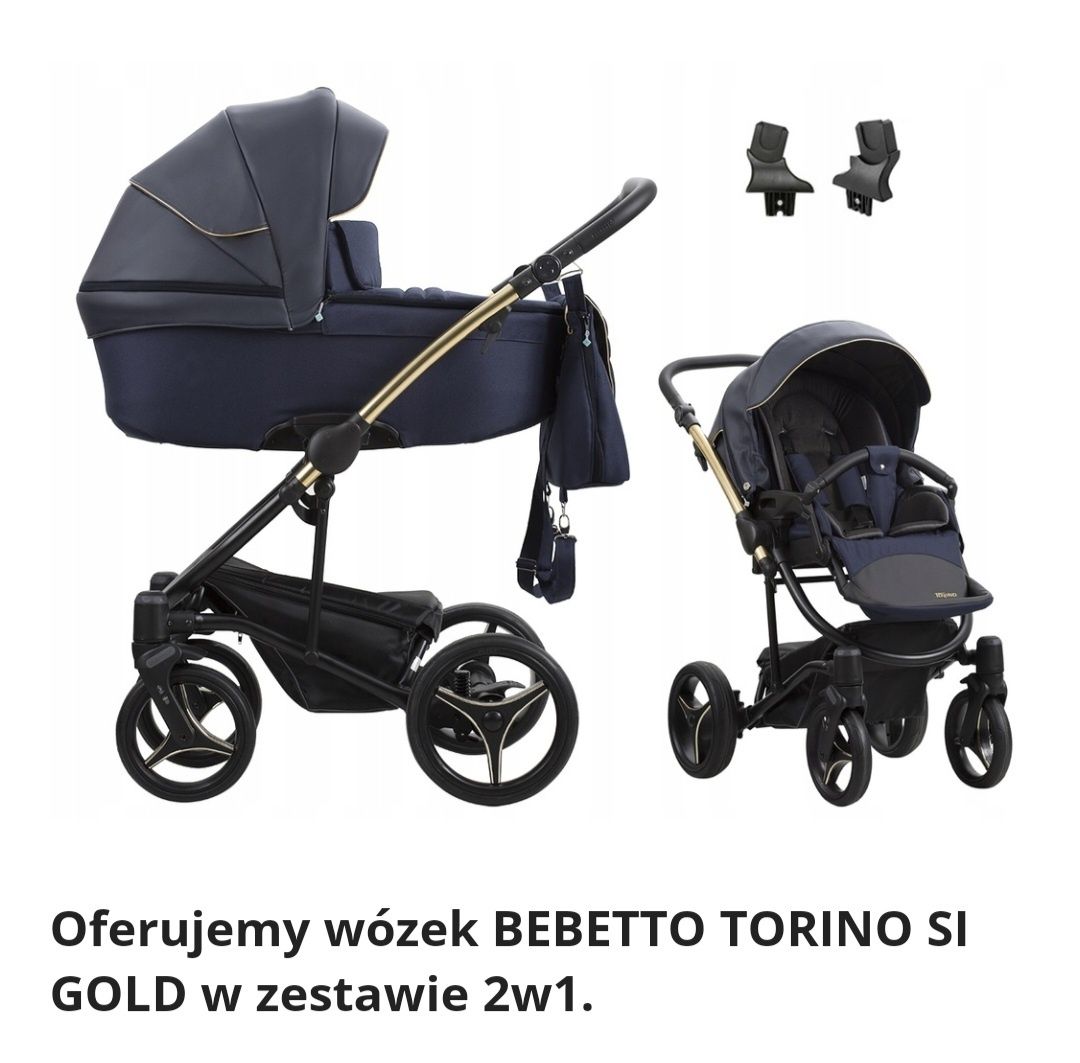 Wózek bebetto torino si Golden 2w1