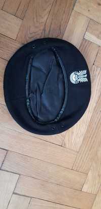 Czarny beret LWP PRL