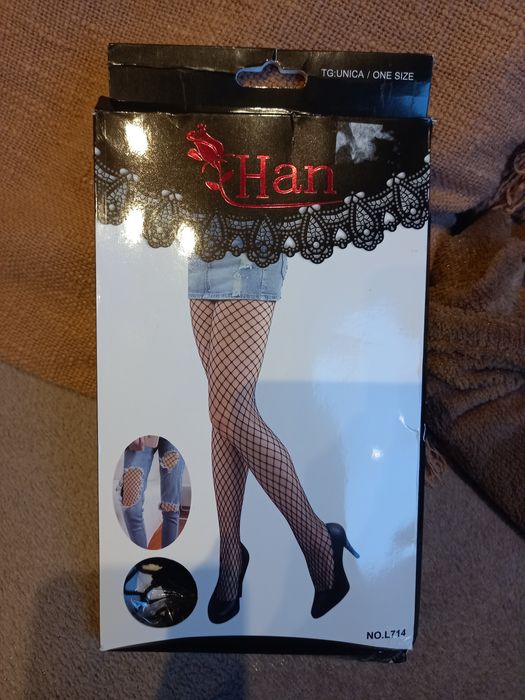 Rajstopy siateczkowe kabaretki