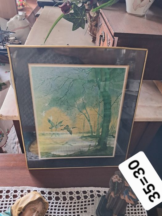 Quadro paisagem vintage