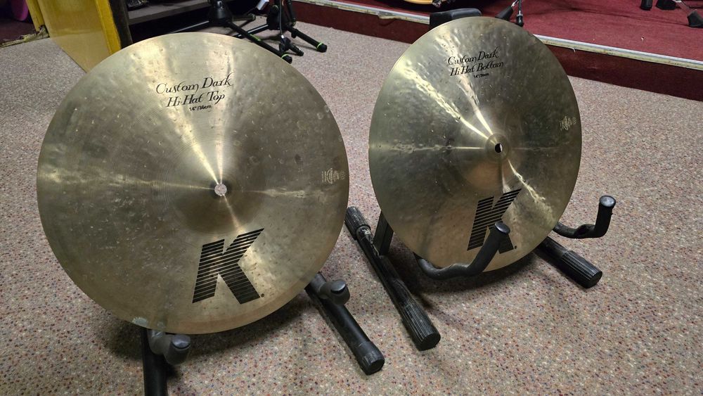 Hi-Hat 14 Zildjian K Custom Dark