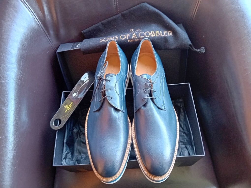 Sapatos 44 Novos a estrear Marca Sons of a Cobbler pele macia flexível