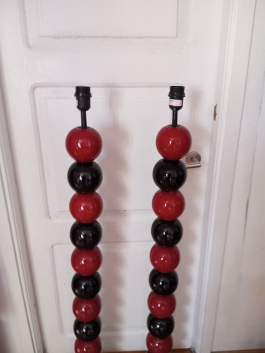 Conjunto candeeiros de pé