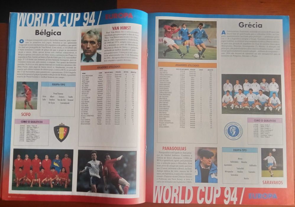 Destacável a Bola Magazine do mundial 94