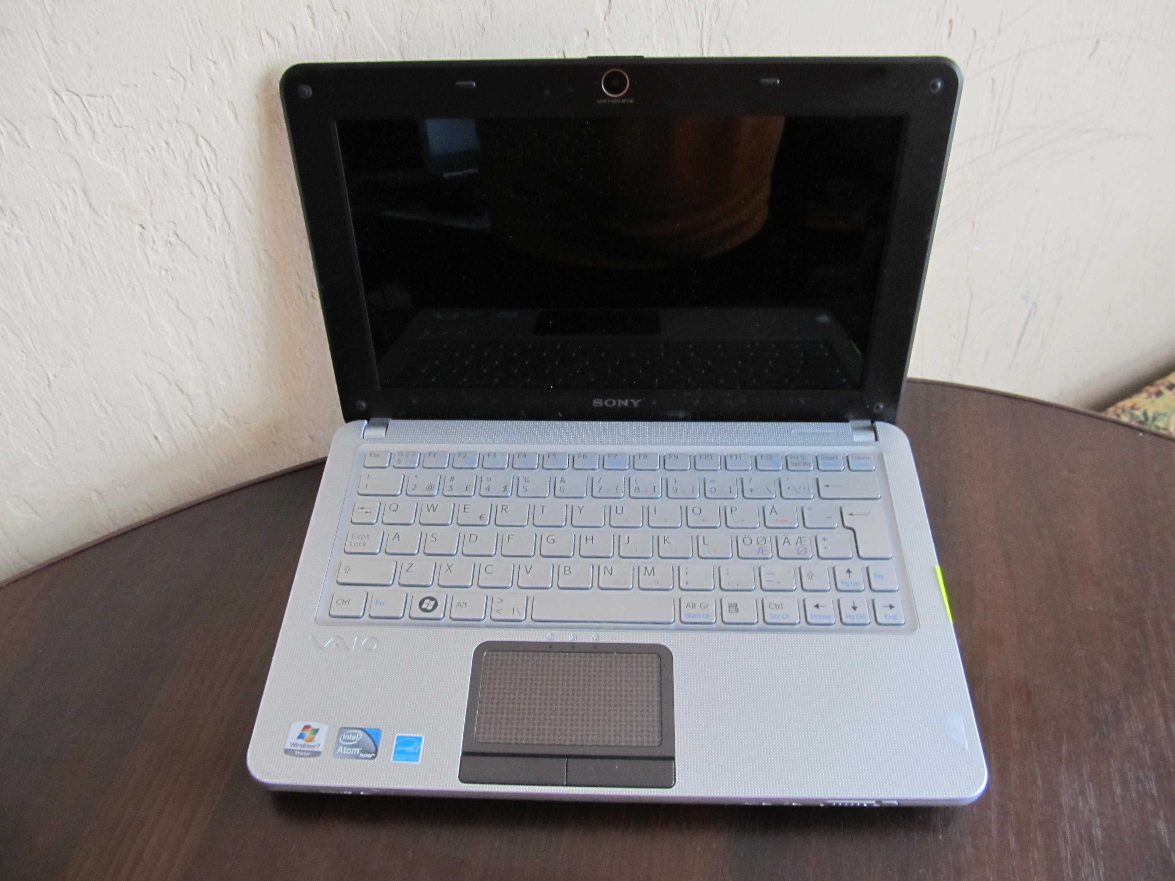 Ноутбук Sony нетбук 10.1 Intel Atom N280/2Gb/HDD 250 Gb Лептоп Laptop