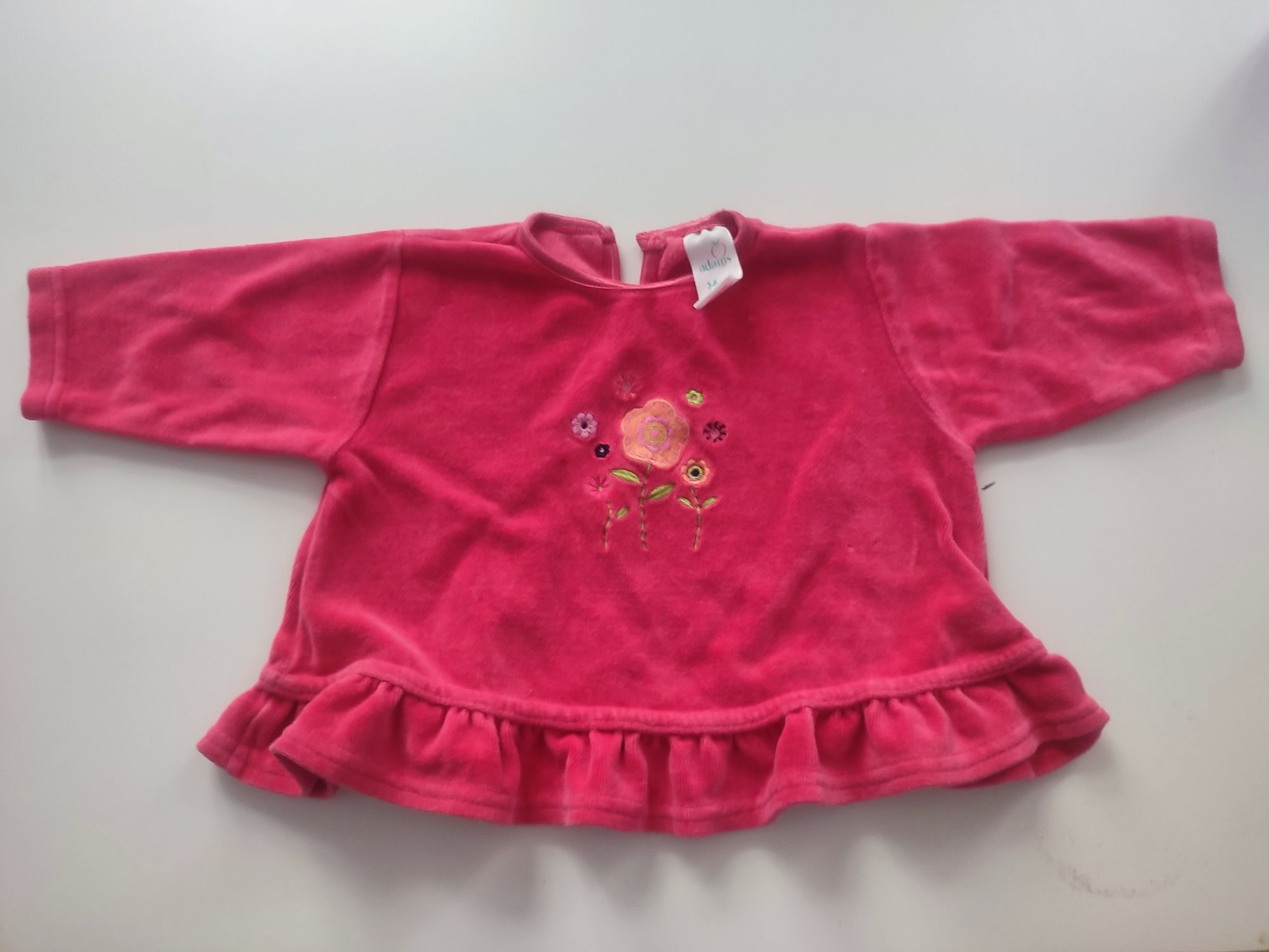 Ciepłe bluzeczki niemowlęce 62cm, 0-4 miesiące, 3 sztuki