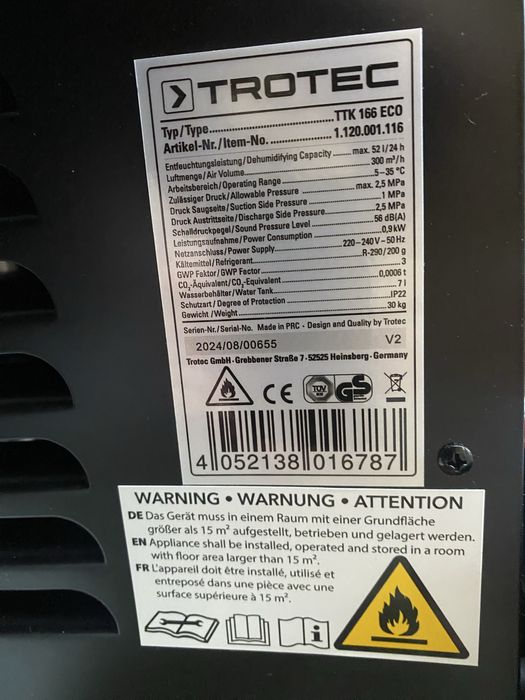 Прокат Оренда осушувача повітря, осушувач повітря, осушитель воздуха .