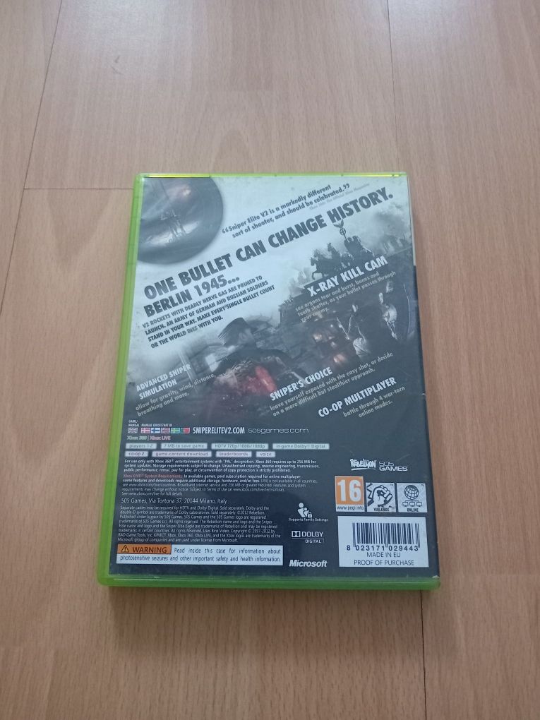 Gra sniper elite v2 xbox 360