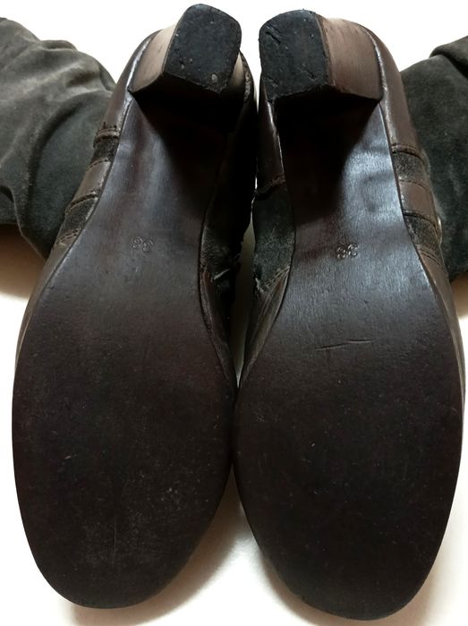 Botas em pele genuína marca Seaside (Tam. 38)