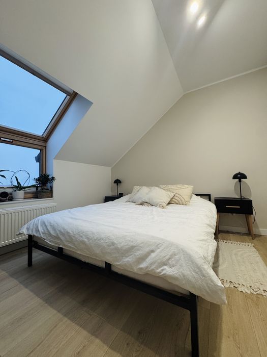 Stelaż łóżka w stylu loft