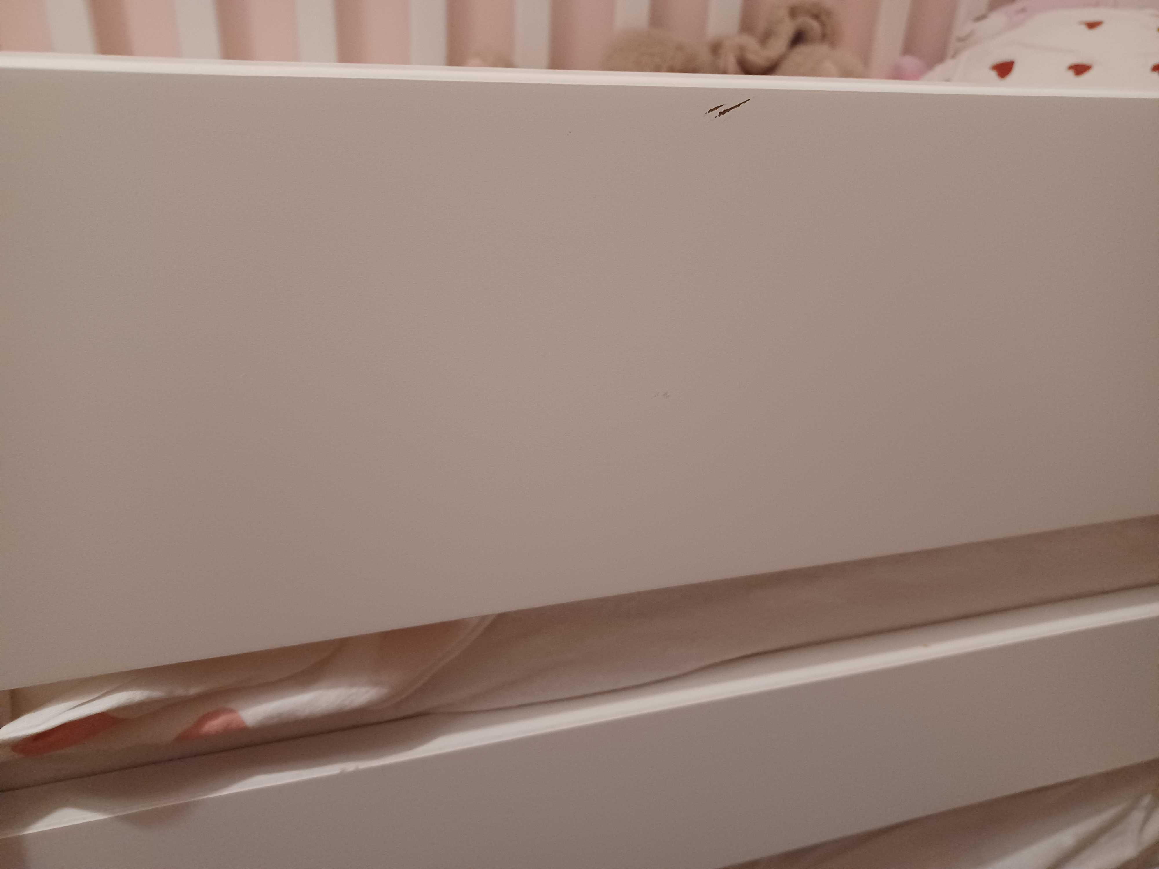 Łóżeczko IKEA SUNDVIK 60x120cm barierka i materace