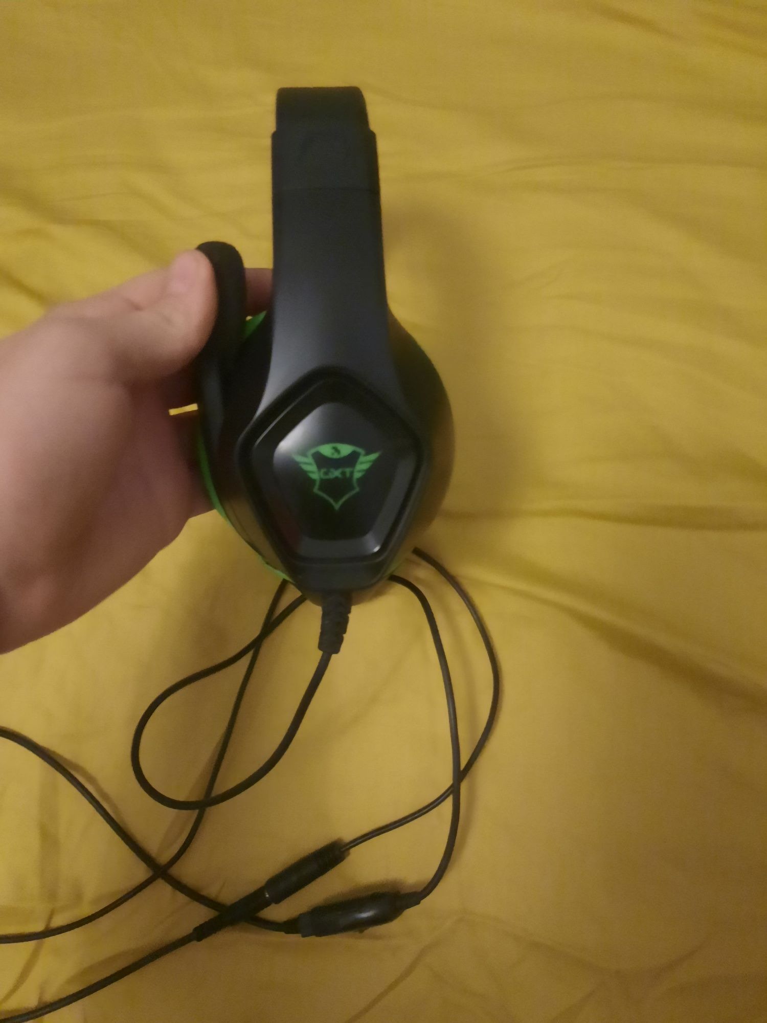 Słuchawki gamingowe GXT 404+kabel przedłużający do słuchawek