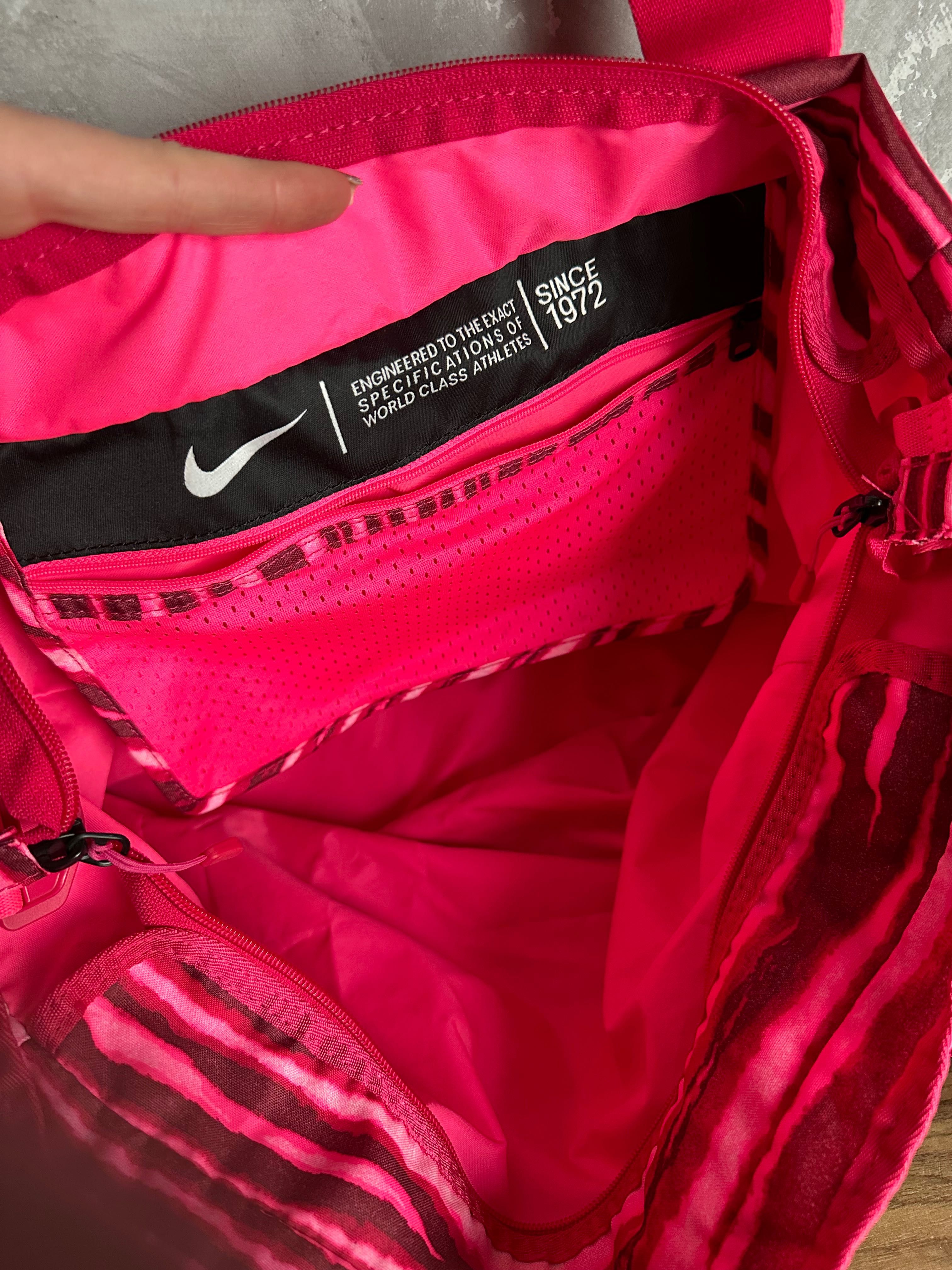 Nike оригинал сумка спортивная для зала женская мягкая Найк шопер роз