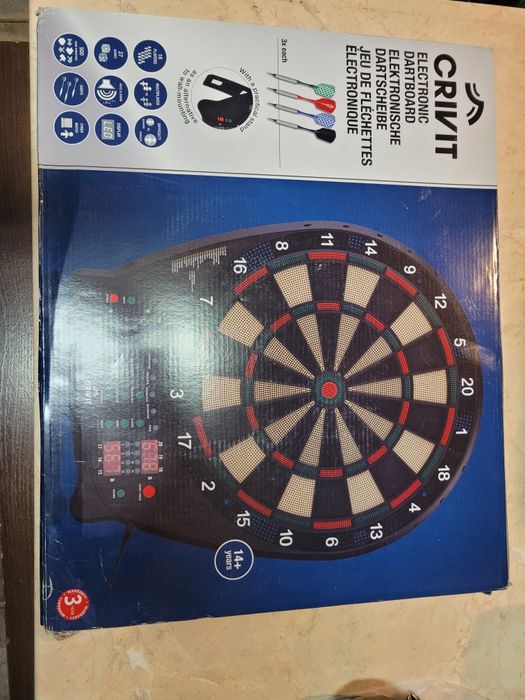 Tarcza elektroniczna dart crivit