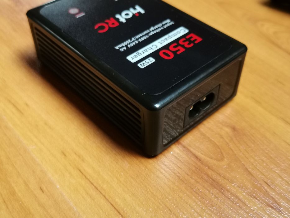 Carregador balanceador RC Li-po Li-ion HotRC E350 2S 3S 25W