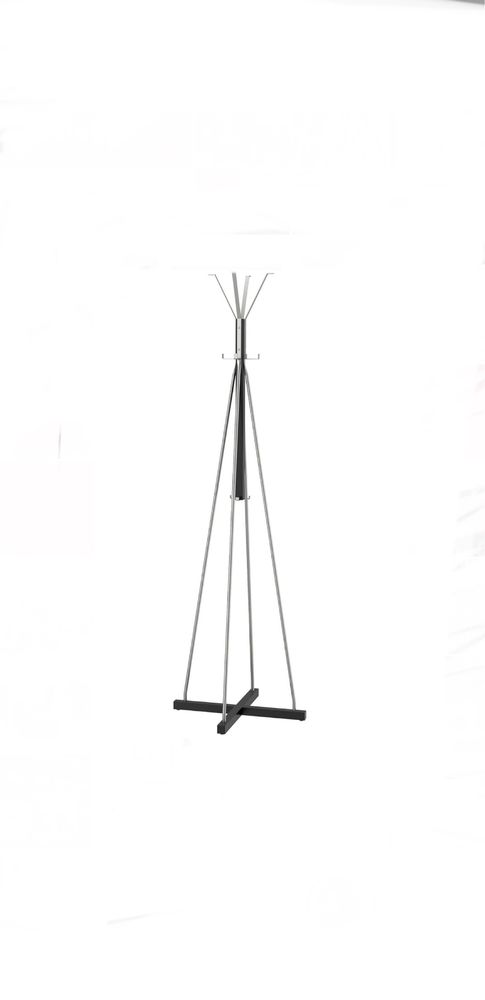 Ikea TJUSIG wieszak stojacy drewno stal wysoki 193cm