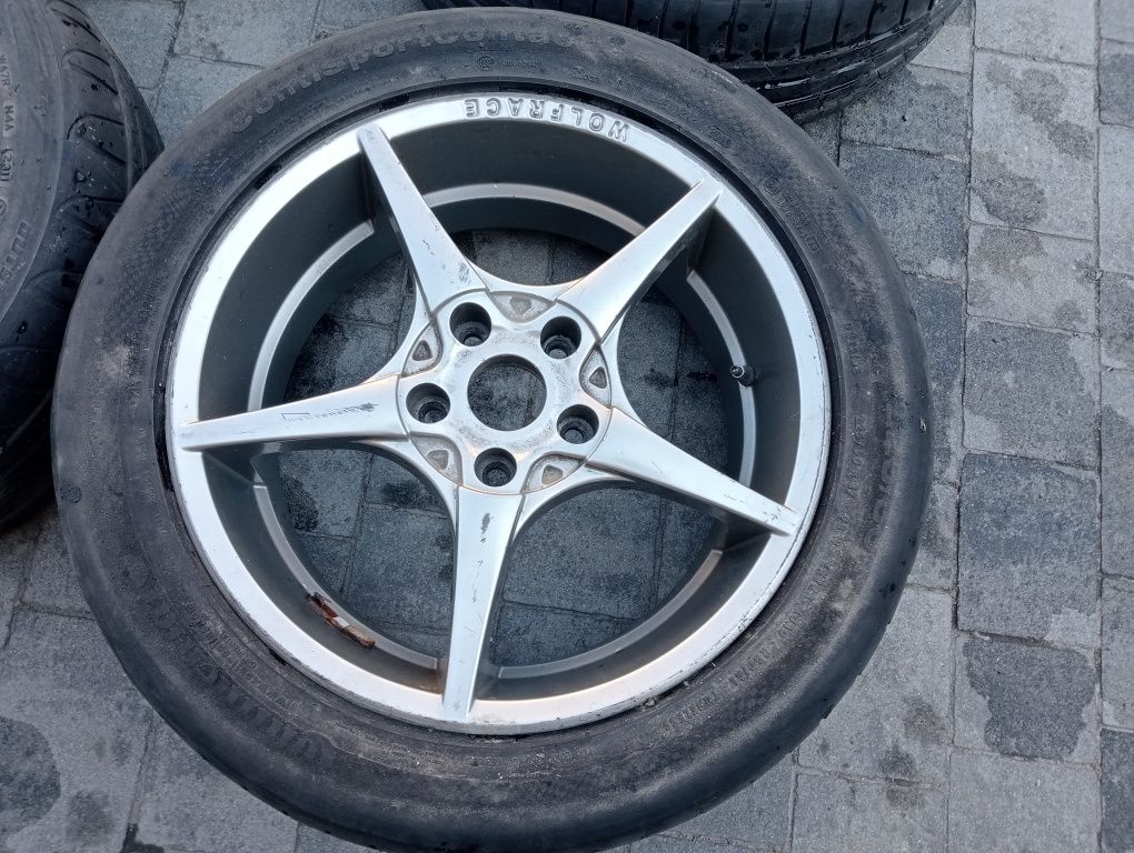 Felgi CMS 5x114.3 17 cali 7j et 40 WOLFRACE komplet cena sztuka