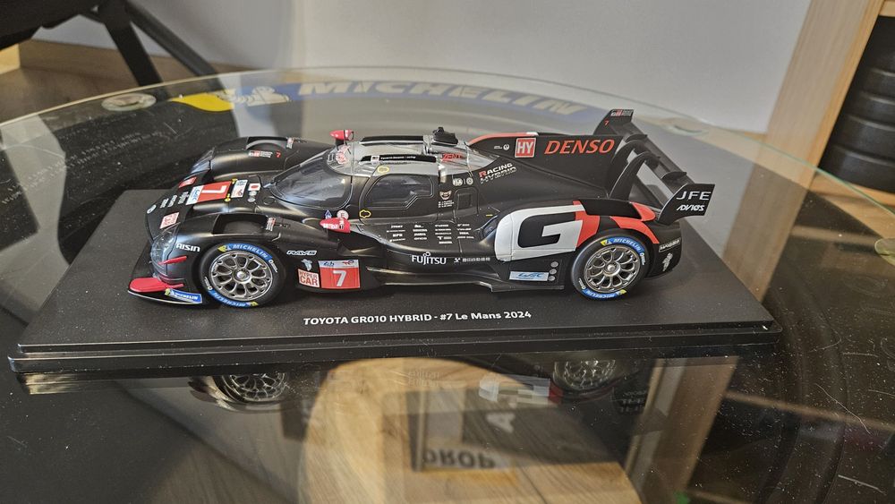 Toyota gr010 Hybrid Wec Hypercar model ixo 1:18 Le mans 2024