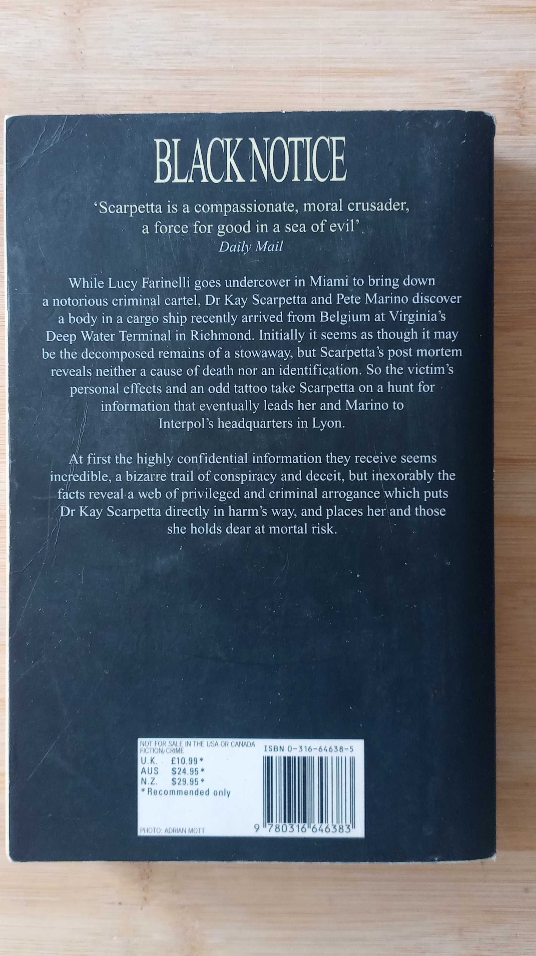 Black Notice de Patricia Cornwell
