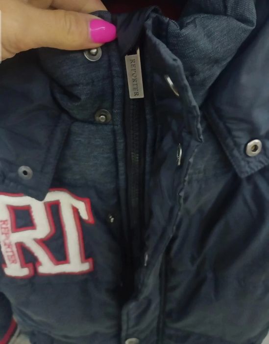 Kurtka zimowa chłopięca rozmiar 134 Reporter