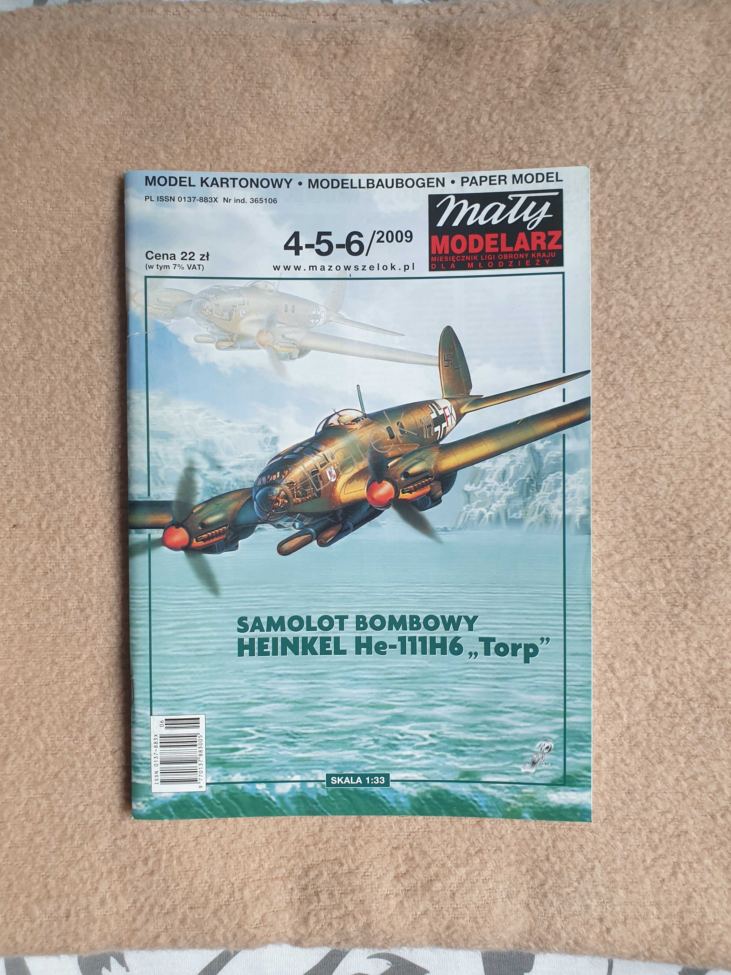 HEINKEL He-111H6 Trop Mały Modelarz 4-5-6/2009 MM