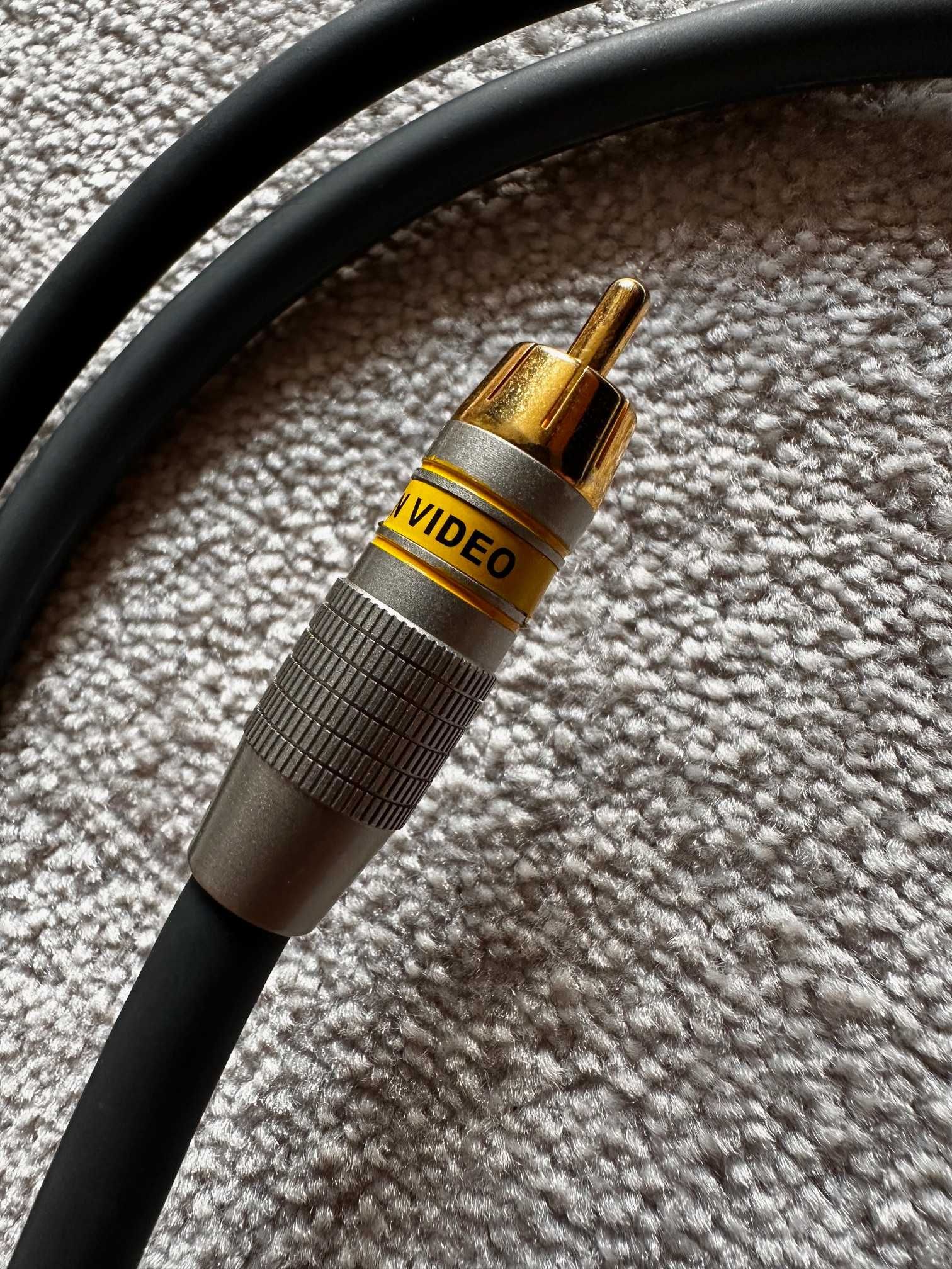 kabel RCA 1,5m czarny