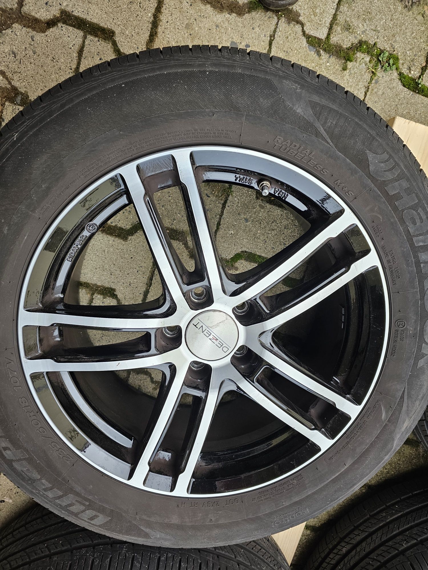 Felgi aluminiowe DEZENT TZ DARK 18" 5x112 ET 38 OC66,5 GLC Audi  VW