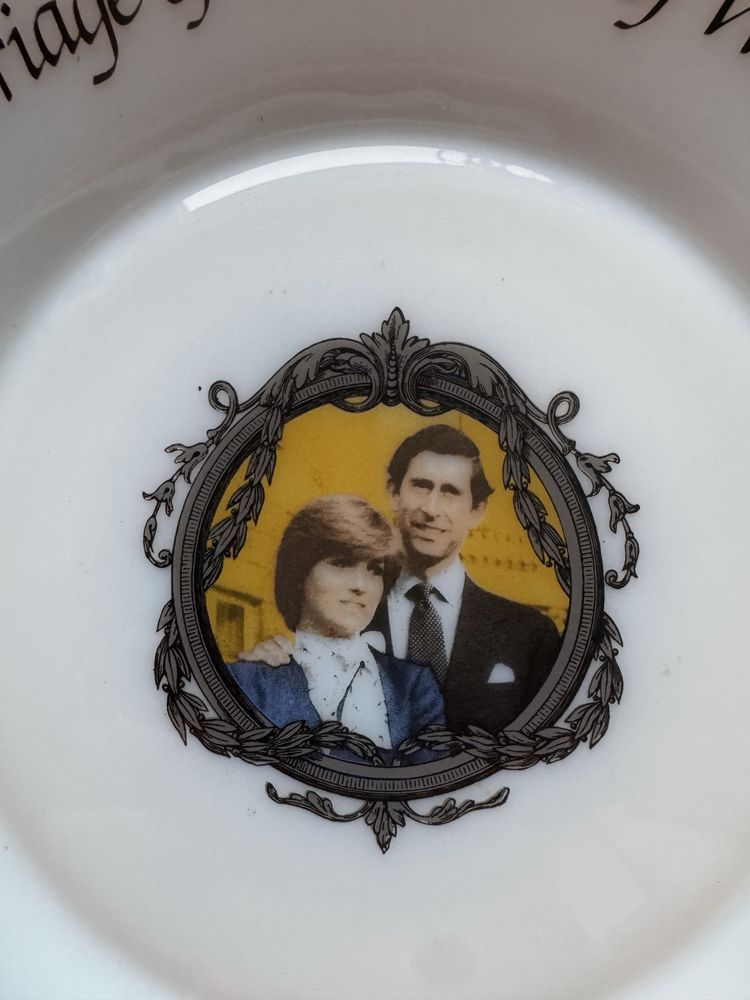 Talerz kolekcjonerski charles diana ślub porcelana 1981 arcopal