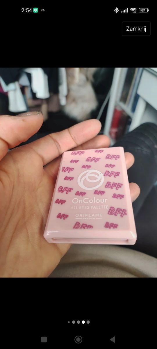 Używane cienie do oczu Oriflame Eyeshadow palette OnColour BFF