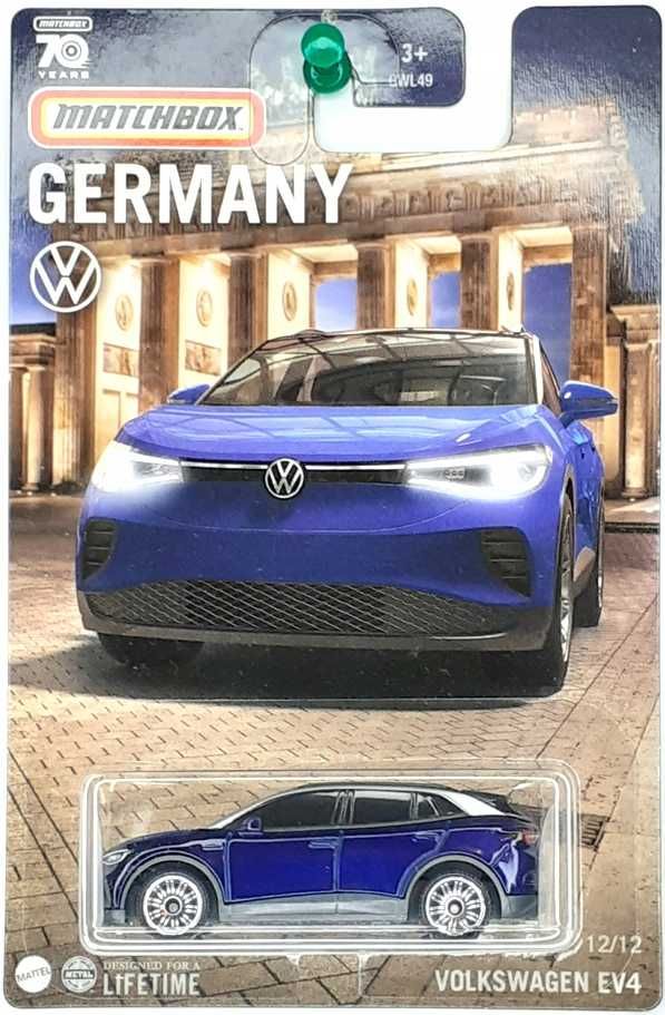 MATCHBOX GERMANY Volkswagen EV4 granat 70-lecie