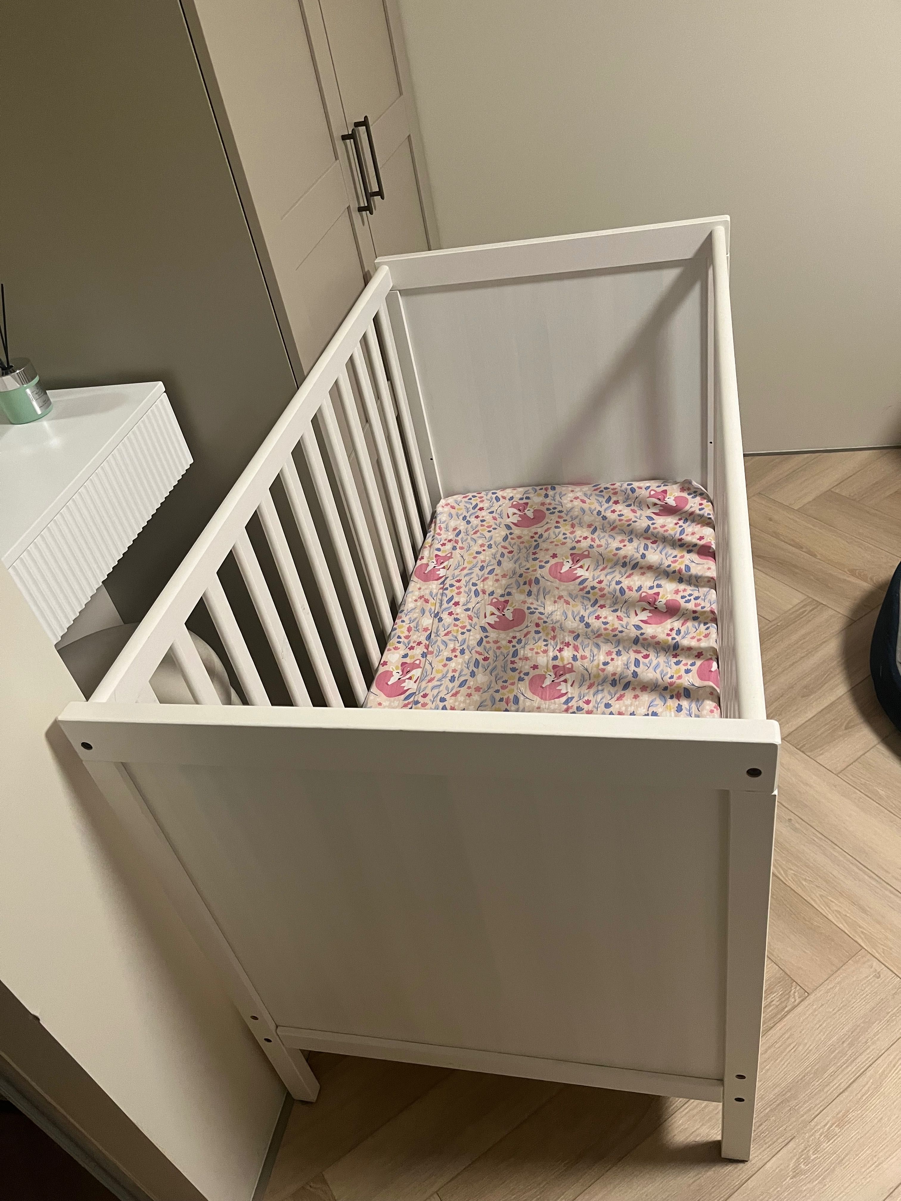 Łóżeczko niemowlęce IKEA Sundvik 120x60 cm