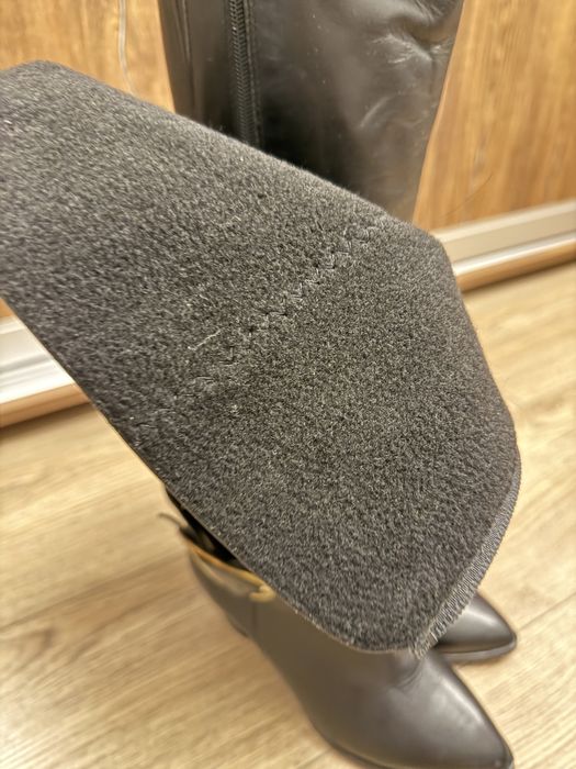 Шкіряні сапоги жіночі чоботи демісезонні