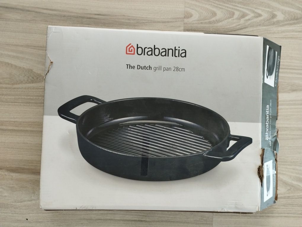 Patelnia żeliwna wielofunkcyjna,grillowa, 28cm, Brabantia