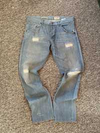 Wrangler męskie spodnie jeansy z przeetarxiami W36 L34 xxl